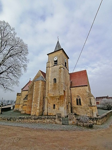 Cuncy Eglise givre 