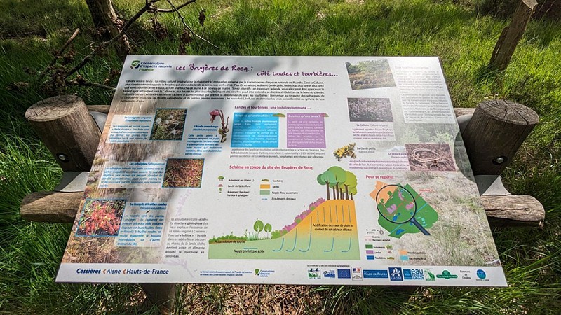 Pupitre présentation Bruyères de Rocq