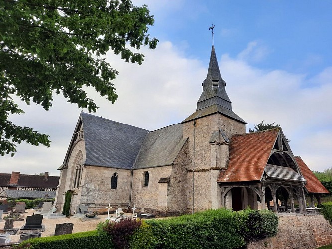 Eglise st Ouen à Rocques où Thérèse est venue prier@Céline Blot
