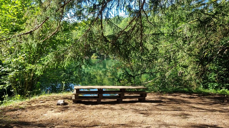 Mountain bike link (L6) Ile Chambod - Viaduc de Cize Bolozon