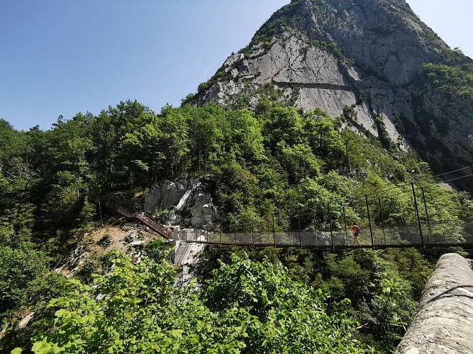 Randonneurs au chemin de la mâture 