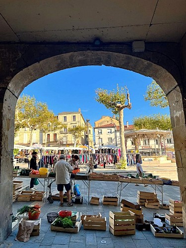 Place marché Vic Fezensac