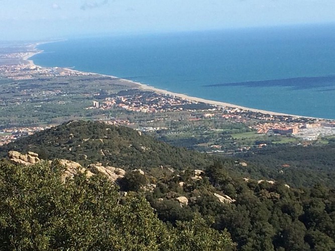 Vue sur la côte Vermeille
