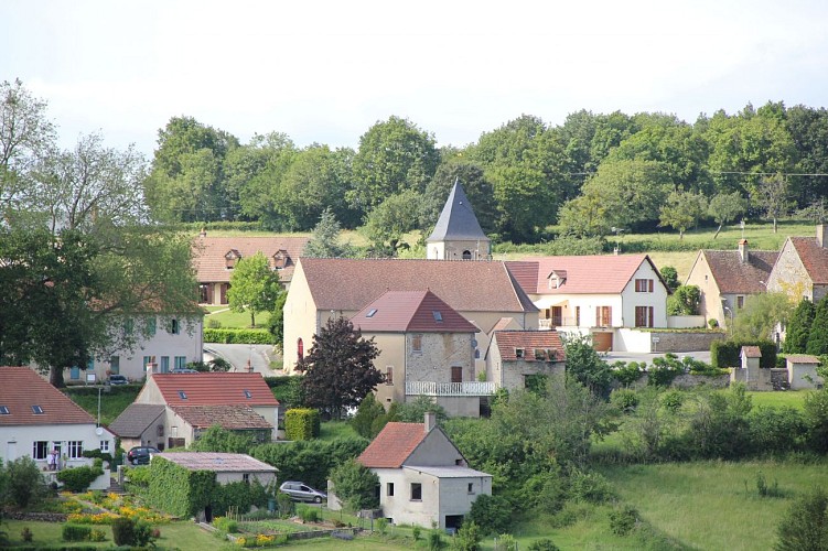 Vue village de Ternant