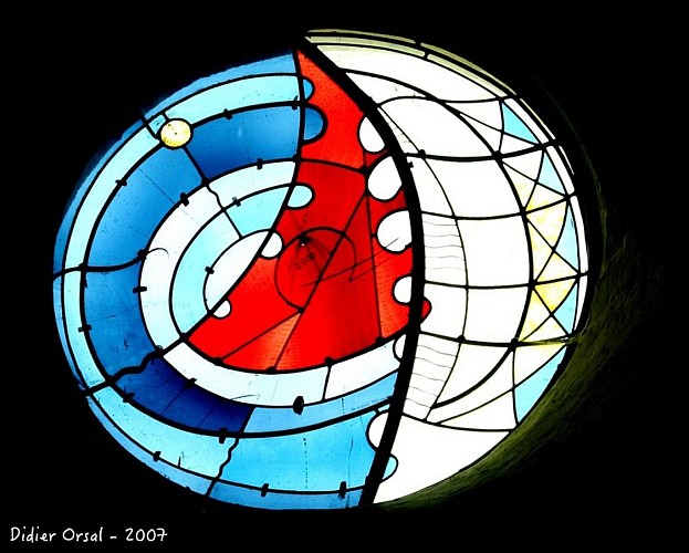 Vitrail de l'église de St Germain des Grois©Didier Orsal