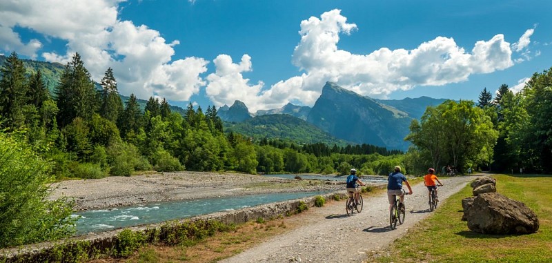 Mountain bike itinerary: Giffre mountain bike loop: Samoëns - Morillon