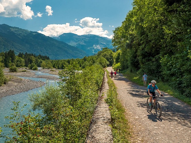 Mountain bike itinerary: Giffre mountain bike loop: Samoëns - Morillon
