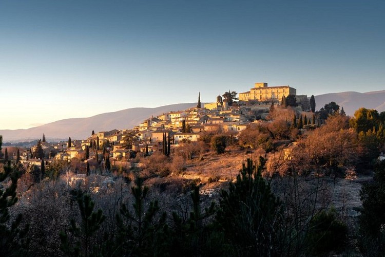 Ansouis au coeur de l'hiver