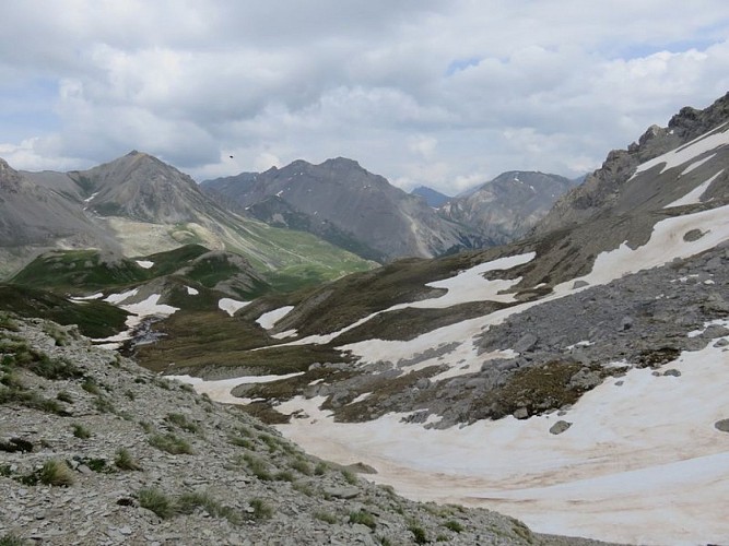 Descente du vallon du torrent du Peyron
