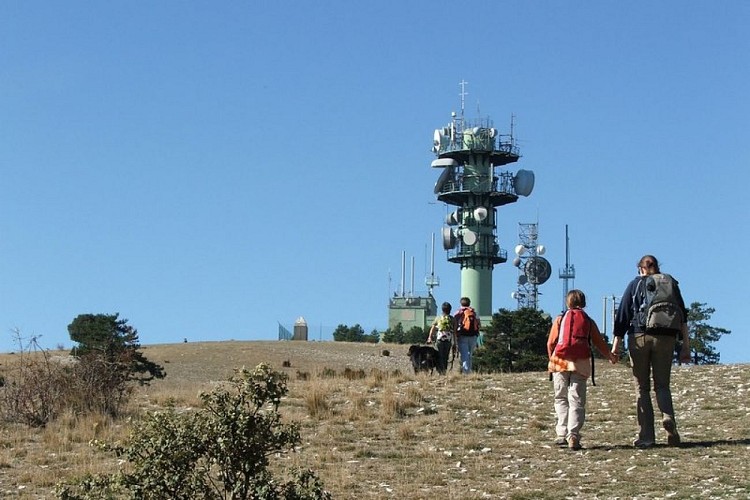 Arrivée au sommet du Mourre Nègre
