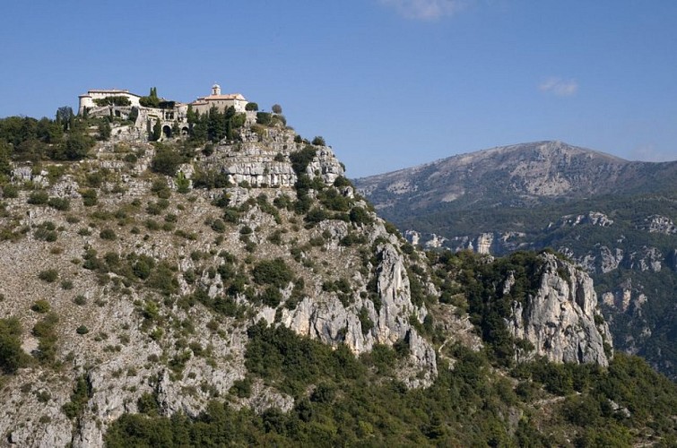 Vue sur le village de Gourdon