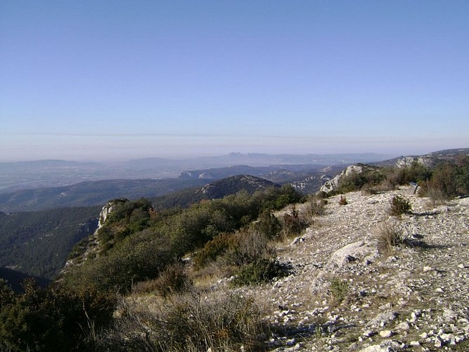 Les Alpilles depuis le Portalas