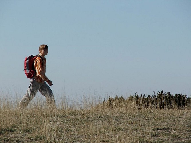 À l'approche du sommet du Mourre Nègre