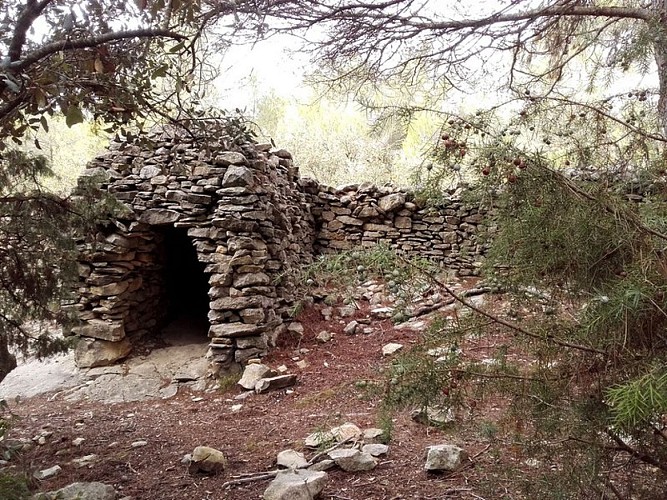 Abris le long du mur de la peste