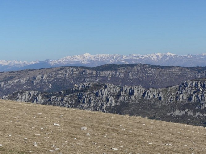 Vue sur le Mercantour