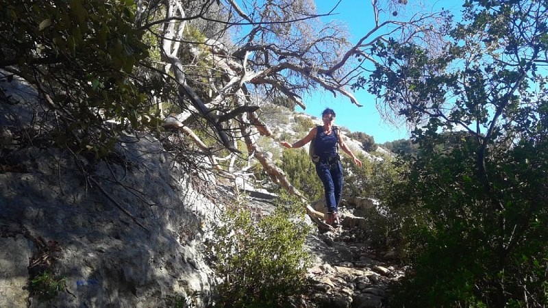 Passage rocailleux du Croupatas