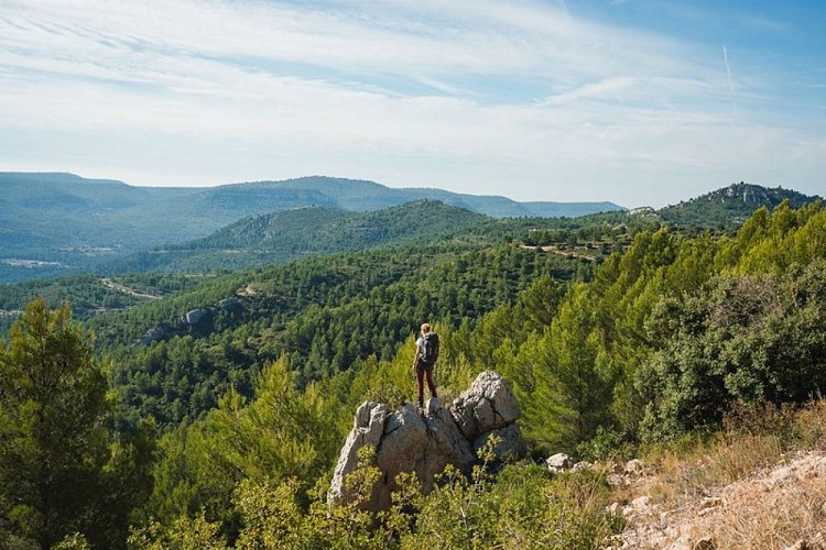 Panorama vers Cuges-les-Pins