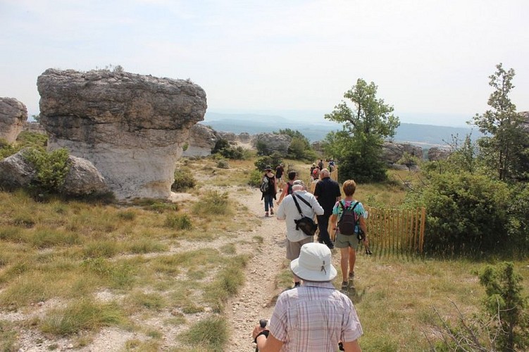 Sur le sentier des Mourres