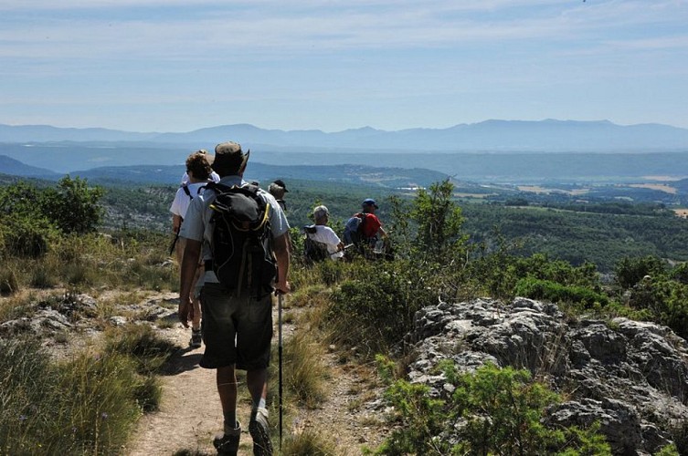 Sur le sentier des Mourres