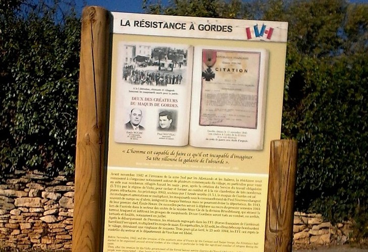 Panneau d'interprétation