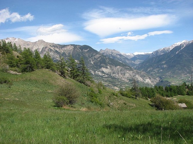 Vue depuis les prés