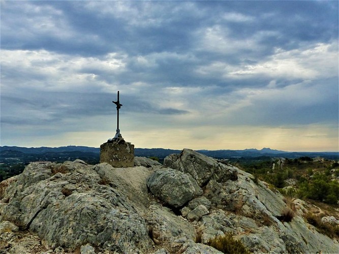 Sur les Rochers de la Pène, avec vue sur les Opies