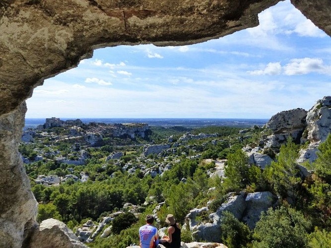 Vue sur les Baux-de-Provence
