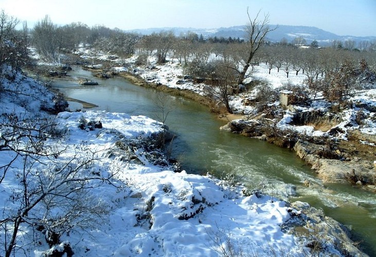Le Calavon en hiver