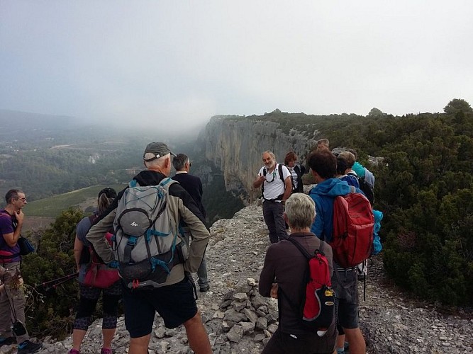 Sur la falaise de la Madeleine