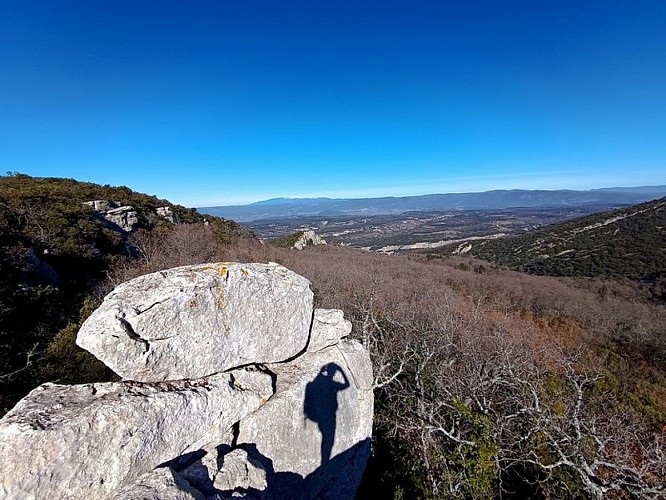 Vallon de Serre et le Mont-Ventoux au loin
