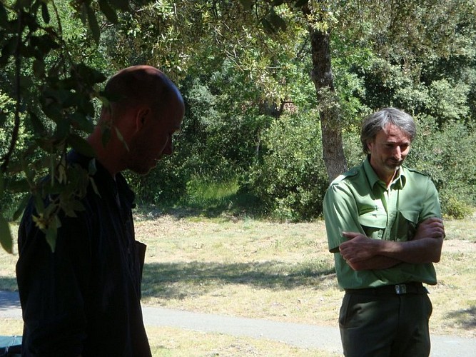 Xavier Ott et Michel Ingrand, instigateurs des Chemins de Bellevue