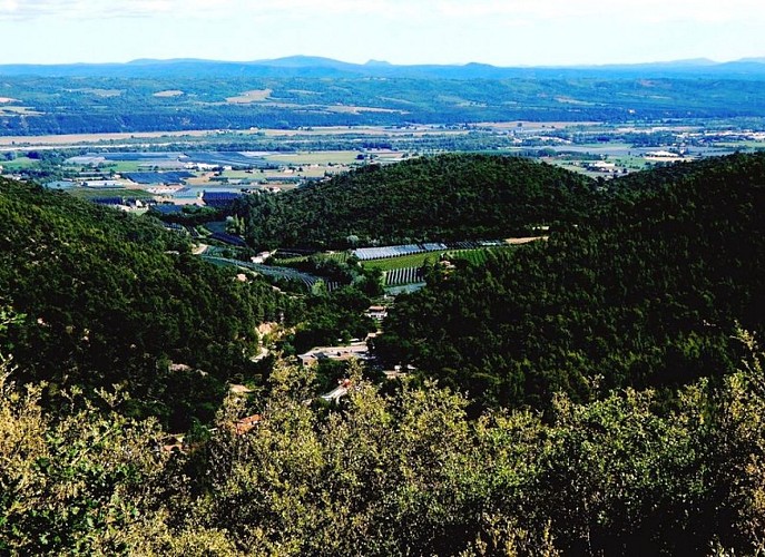 La Durance depuis les crêtes de Bellevue