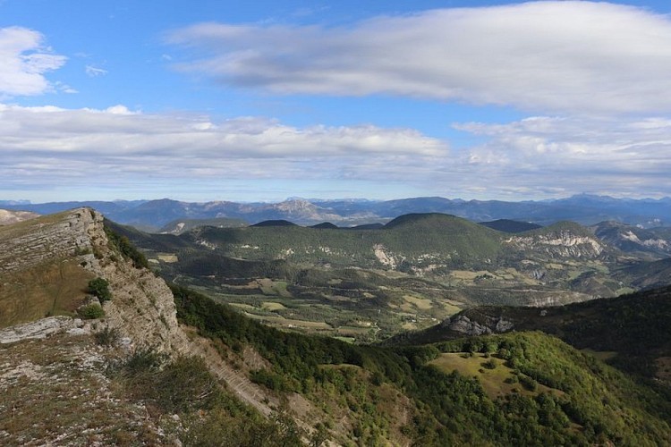 La montagne de Chamouse, Montauban-sur-l'Ouvèze