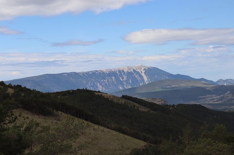 La montagne de Chamouse, Montauban-sur-l'Ouvèze