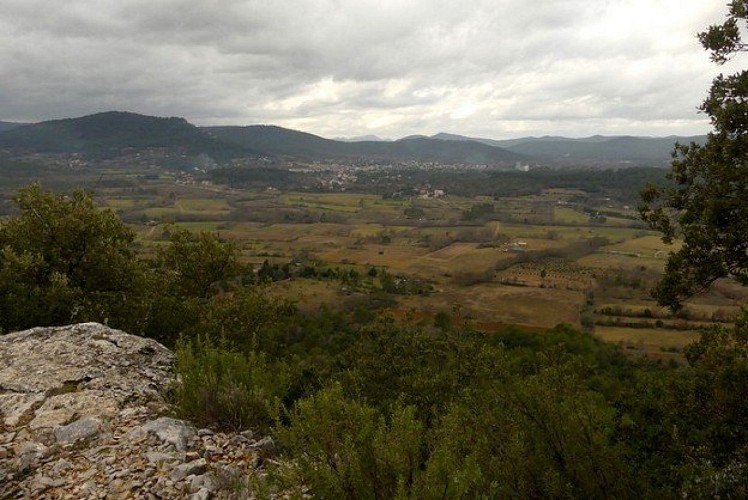 La vue de la plaine de Nans