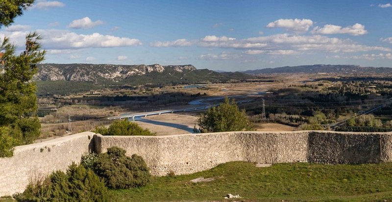 Vue sur la vallée de la Durance depuis Beauregard