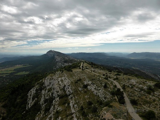 La crête de la Sainte-Baume