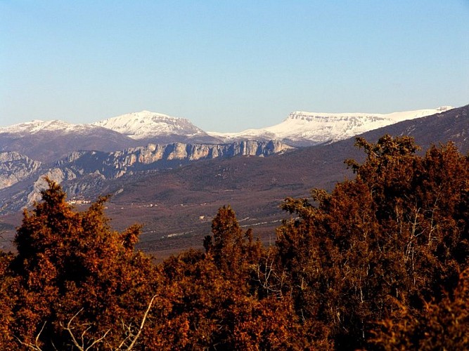 Le Chiran depuis la colle