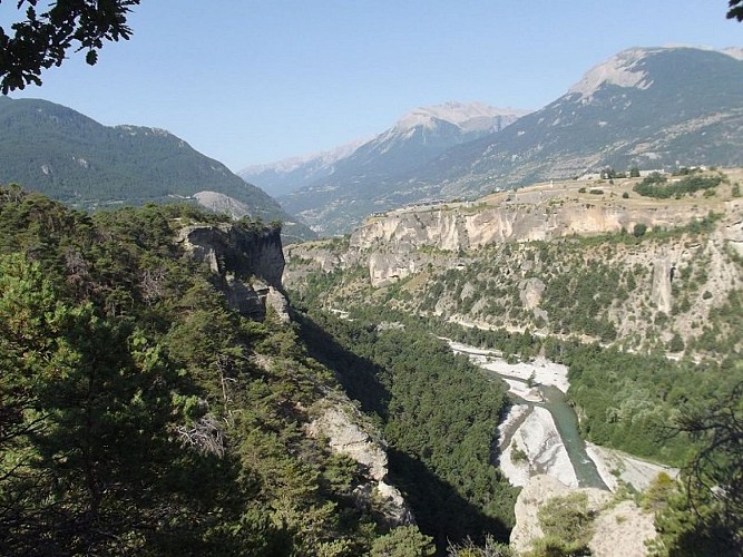 Vue sur les Gorges du Guil