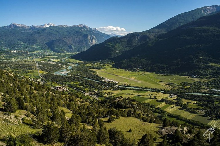 Vue sur la vallée de la Durance