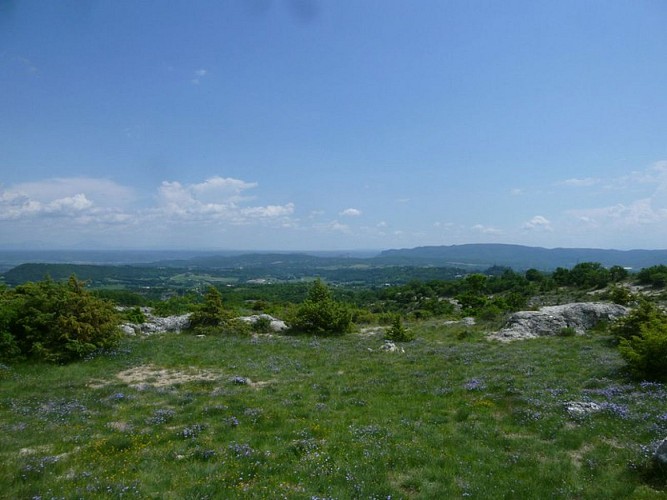 Vue sur le Luberon oriental