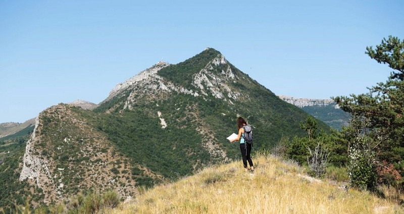 Sur la crête de Costadret