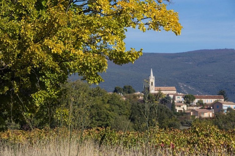 Villars et l'adret des Monts-de-Vaucluse