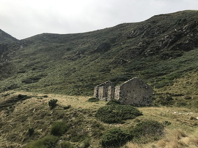 baraquement mine de la Porteille