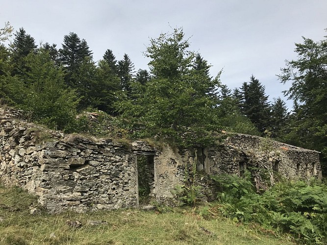ancien baraquement de la mine du Fangas