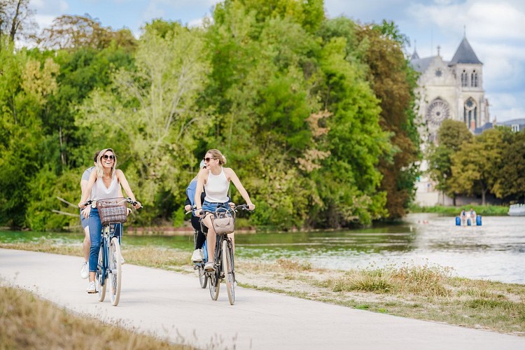 Châlons-en-Champagne à vélo