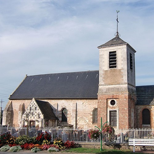25. Weg der Sarazenen – Start an der Kirche von Condé-sur-Risle