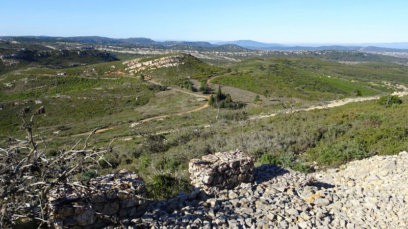 Le Col Rouge vu du Couloubret