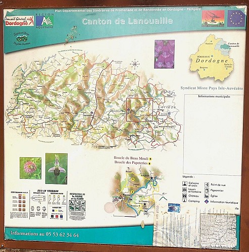 PAYZAC-Boucle du Beau Moulin-Panneau d'appel