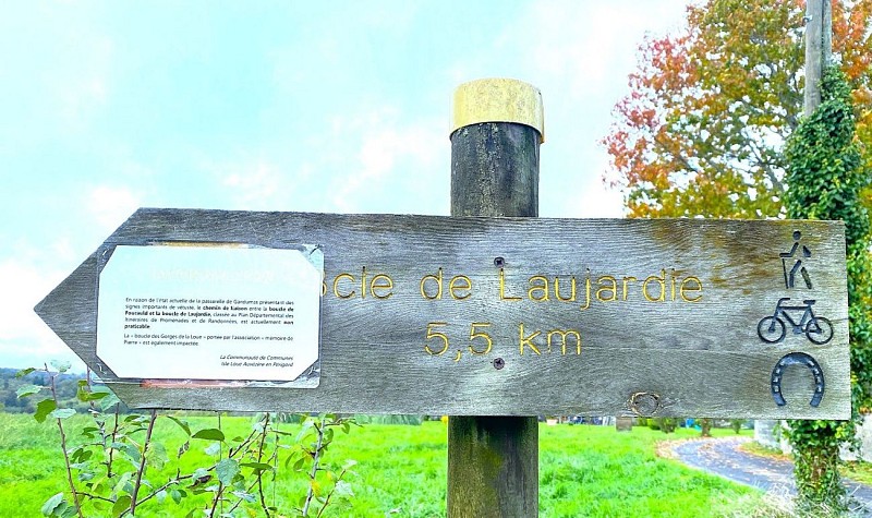 LANOUAILLE-Boucle de Laujardie-Signalétique